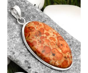 Natural Asteroid Jasper Pendant SDP110345 P-1001, 24x38 mm