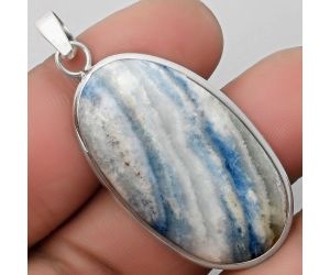 Natural Blue Scheelite - Turkey Pendant SDP110346 P-1001, 21x37 mm