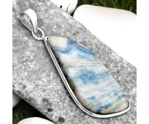 Natural Blue Scheelite - Turkey Pendant SDP110357 P-1001, 19x41 mm