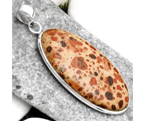 Natural Asteroid Jasper Pendant SDP110443 P-1001, 22x42 mm