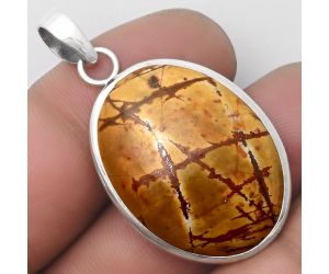 Natural Cherry Creek Pendant SDP110449 P-1001, 20x28 mm