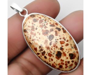 Natural Asteroid Jasper Pendant SDP110452 P-1001, 23x43 mm