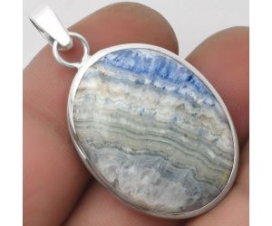 Natural Blue Scheelite - Turkey Pendant SDP110479 P-1001, 21x27 mm