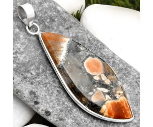 Natural Tabu Jasper Pendant SDP110482 P-1001, 22x47 mm