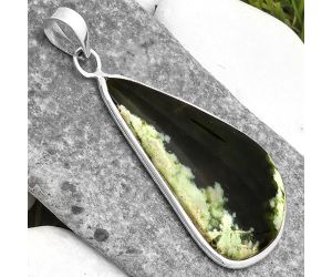 Natural Chrome Chalcedony Pendant SDP110570 P-1001, 22x39 mm