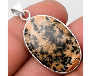 Natural Russian Honey Dendrite Opal Pendant SDP110703 P-1053, 18x28 mm