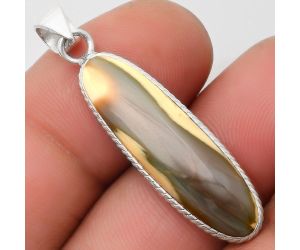 Natural Imperial Jasper - Mexico Pendant SDP110724 P-1053, 8x30 mm