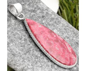 Natural Pink Thulite - Norway Pendant SDP110748 P-1053, 13x32 mm