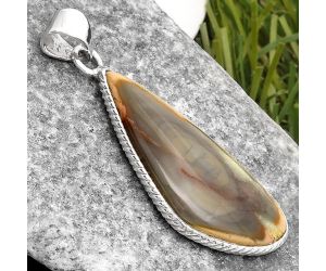 Natural Imperial Jasper - Mexico Pendant SDP110751 P-1053, 13x30 mm