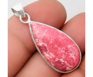 Natural Pink Thulite - Norway Pendant SDP110812 P-1053, 14x27 mm