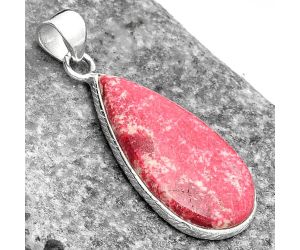 Natural Pink Thulite - Norway Pendant SDP110812 P-1053, 14x27 mm