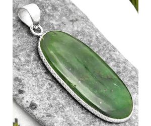 Natural Chrome Chalcedony Pendant SDP110822 P-1053, 19x37 mm