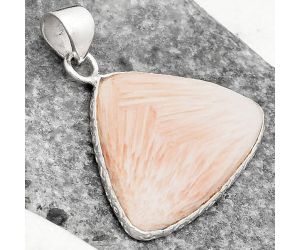 Natural Orange Scolecite - India Pendant SDP110837 P-1053, 19x28 mm