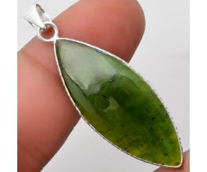 Natural Chrome Chalcedony Pendant SDP110845 P-1053, 15x37 mm