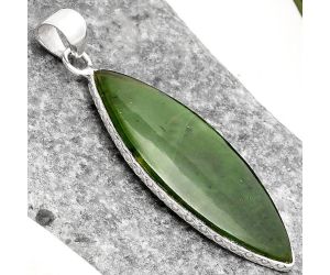 Natural Chrome Chalcedony Pendant SDP110845 P-1053, 15x37 mm