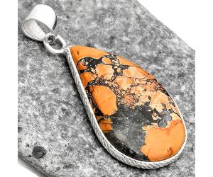 Natural Maligano Jasper - Indonesia Pendant SDP110993 P-1053, 16x27 mm