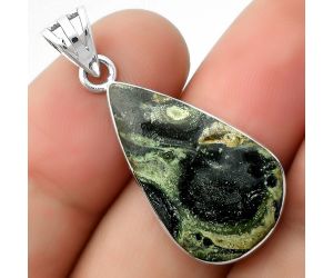 Natural Star Galaxy Jasper Pendant SDP111202 P-1002, 14x25 mm