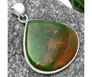 Natural Chrome Chalcedony Pendant SDP111325 P-1053, 26x27 mm