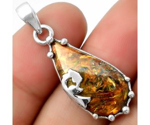 Peacock - Natural Pietersite - Namibia Pendant SDP111859 P-1698, 12x24 mm