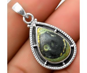 Natural Star Galaxy Jasper Pendant SDP113139 P-1495, 13x19 mm