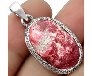 Natural Pink Thulite - Norway Pendant SDP113812 P-1538, 14x23 mm