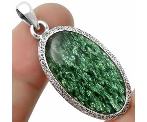 Natural Green Aventurine Pendant SDP113828 P-1538, 15x27 mm