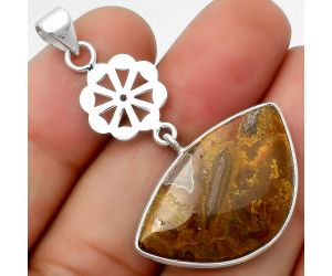 Natural Rare Cady Mountain Agate Pendant SDP114118 P-1634, 18x28 mm