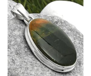 Natural Chrome Chalcedony Pendant SDP114532 P-1001, 17x27 mm