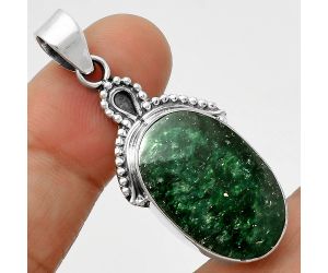 Natural Green Aventurine Pendant SDP115258 P-1092, 15x23 mm