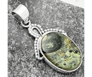 Natural Star Galaxy Jasper Pendant SDP115259 P-1092, 15x20 mm