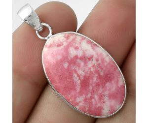 Natural Pink Thulite - Norway Pendant SDP115343 P-1001, 18x28 mm