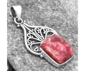 Artisan - Natural Pink Thulite - Norway Pendant SDP115905 P-1541, 14x14 mm