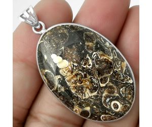 Natural Turtella Jasper - USA Pendant SDP116461 P-1001, 25x37 mm