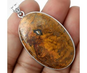 Natural Rare Cady Mountain Agate Pendant SDP116463 P-1001, 26x41 mm