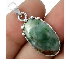 Natural Larsonite Jasper Pendant SDP116654 P-1349, 13x22 mm