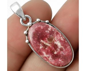 Natural Pink Thulite - Norway Pendant SDP116656 P-1349, 13x22 mm