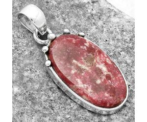 Natural Pink Thulite - Norway Pendant SDP116656 P-1349, 13x22 mm