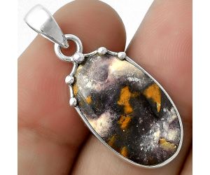 Natural Indian Blanket Jasper Pendant SDP116659 P-1349, 13x21 mm