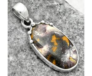 Natural Indian Blanket Jasper Pendant SDP116659 P-1349, 13x21 mm