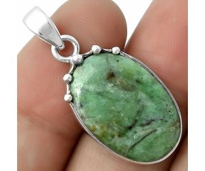 Natural Larsonite Jasper Pendant SDP116664 P-1349, 15x22 mm