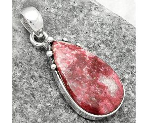 Natural Pink Thulite - Norway Pendant SDP116669 P-1349, 14x23 mm