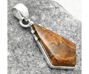 Natural Red Moss Agate Pendant SDP116674 P-1349, 14x24 mm