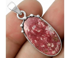 Natural Pink Thulite - Norway Pendant SDP116681 P-1349, 13x24 mm