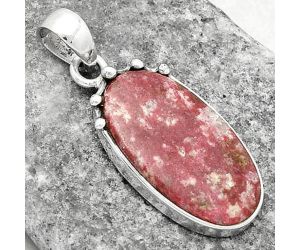 Natural Pink Thulite - Norway Pendant SDP116681 P-1349, 13x24 mm