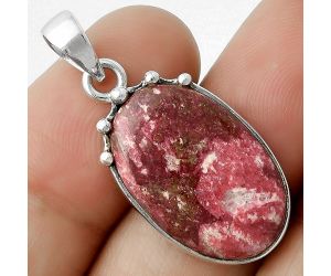 Natural Pink Thulite - Norway Pendant SDP116683 P-1349, 14x22 mm