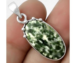 Natural Dioptase Pendant SDP116690 P-1349, 12x22 mm