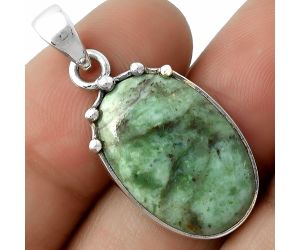 Natural Larsonite Jasper Pendant SDP116691 P-1349, 14x21 mm