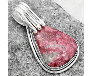 Natural Pink Thulite - Norway Pendant SDP116759 P-1664, 17x22 mm