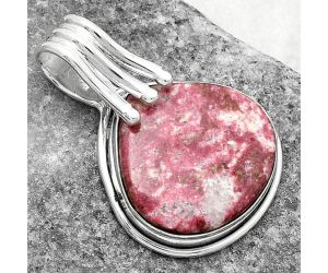 Natural Pink Thulite - Norway Pendant SDP116773 P-1664, 19x20 mm