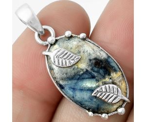 Natural Blue Scheelite - Turkey Pendant SDP116873 P-1226, 14x22 mm